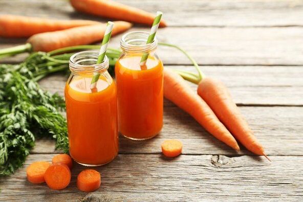 сок от моркови за повишаване на потентността